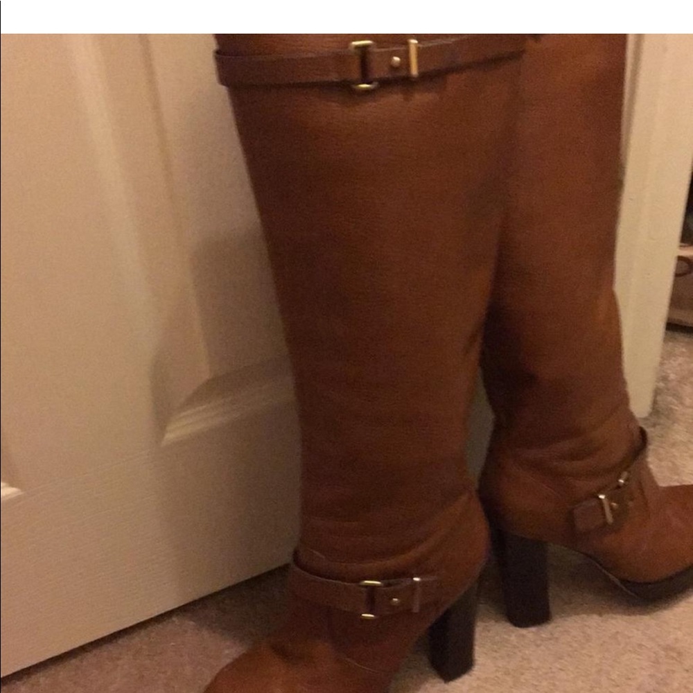Coach over the knee boots